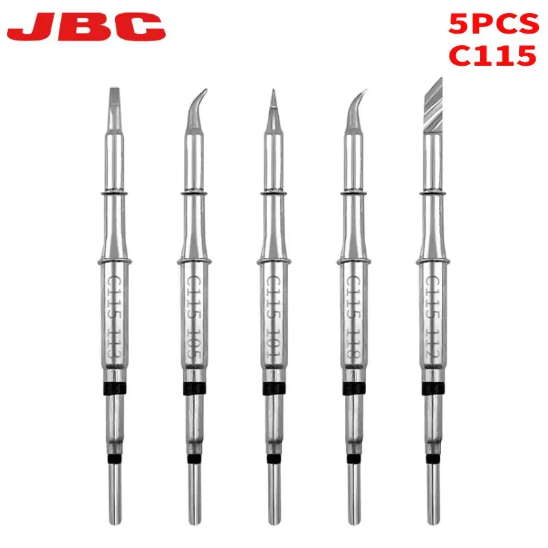 JBC Original Tip for Soldering Iron C115 Series 3PCS/5PCS/10PCS C115-101 C115-105 Soldering Iron Tip Mobile Phone Repair Tools