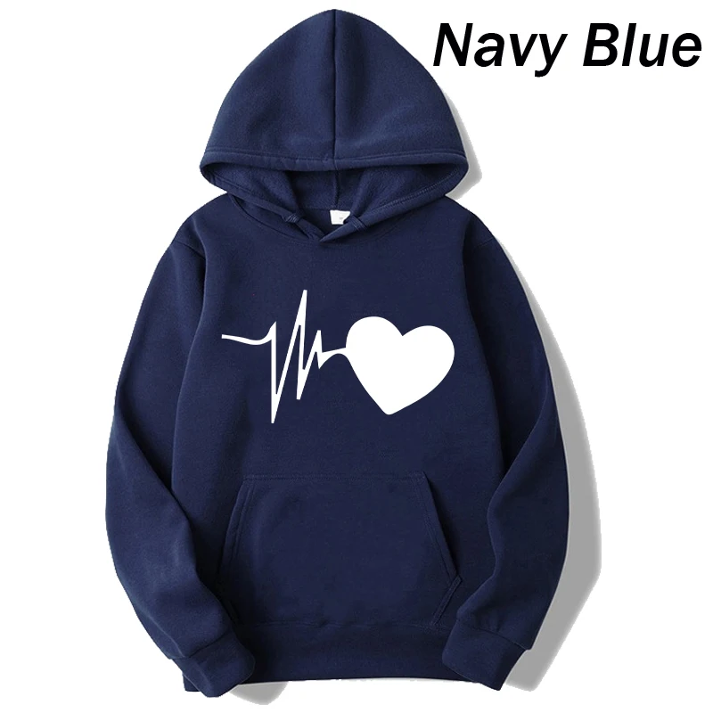 Spring and Autumn Trendy Solid Color Sports Hoodies Fleece Men\'s and Women\'s Sweatshirts Trendy Pullovers Couples Hoodies S-3XL