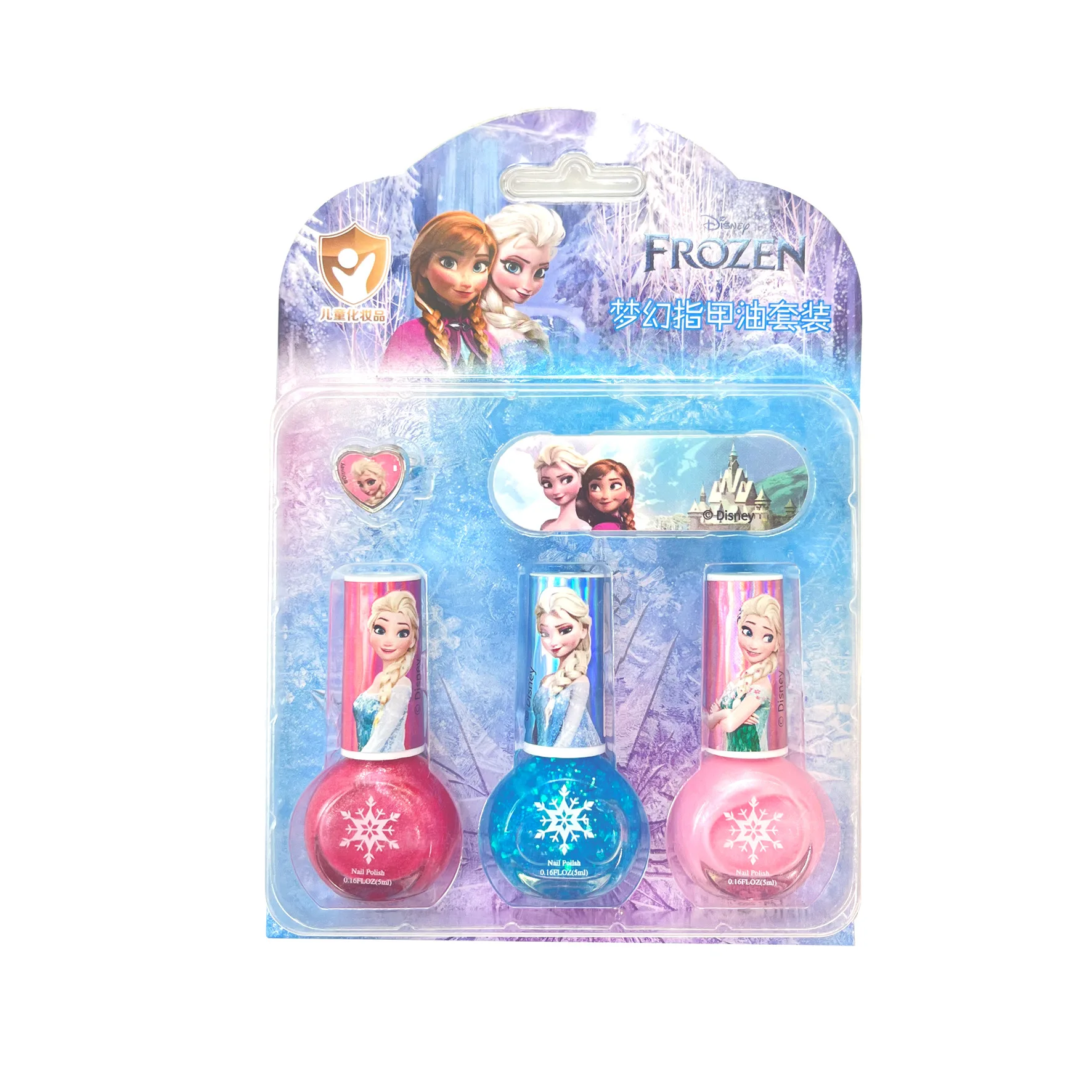 Novo disney original novas meninas congeladas princesa elsa cosméticos compõem conjunto caixa de maquiagem de beleza real com caixa crianças presente de natal