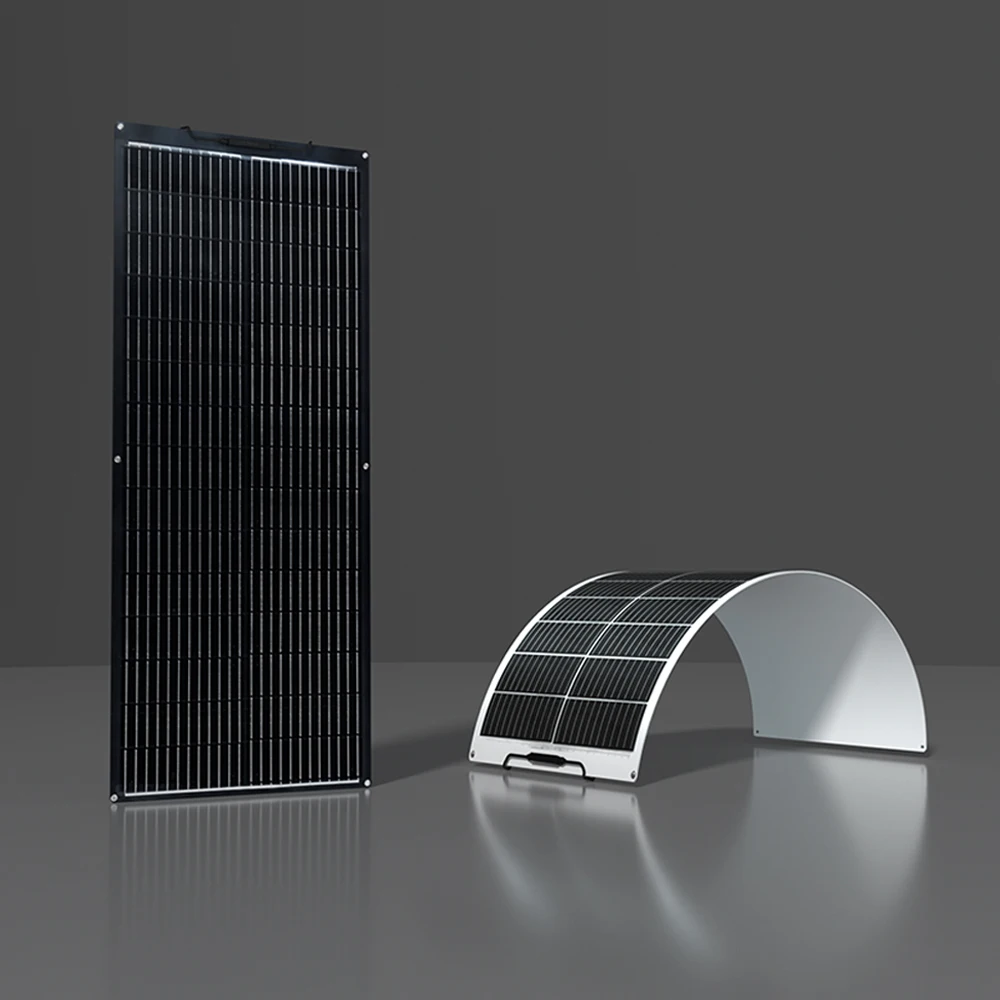 WUZECK Flexible Solar Panel Kit 200W Monocrystalline 2X100W Flexible Solar Module + 20A 12V/24V Solar Charge Controller + Solar Cable Off-Grid System for 12V Batteries Motorhome Houses Balcony Camping