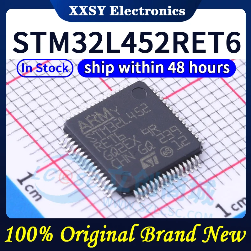 STM32L452CEU6 STM32L452CCU6 STM32L452RET6 STM32L452RCT6 STM32L452VET6 STM32L452VCT6 STM32L452REY6 متوفر الأصلي الجديد #2