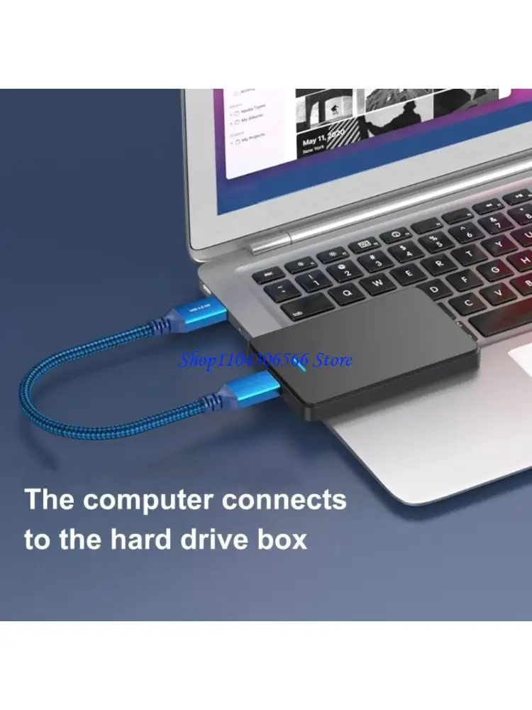 02DD USB3.0 to USB B Adapter Cable for Music Keyboards Flexible Hard Disk Printers