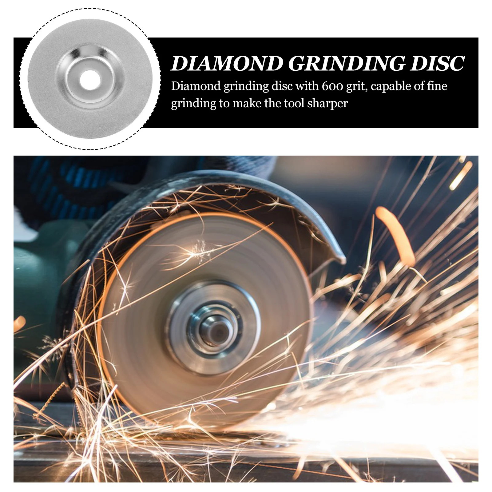 

Grinding Blade Sharpening Wheel 600 Grit Polishing Disc Durable Angle Sanding Tool Knife Sharpener Honing Stone Set
