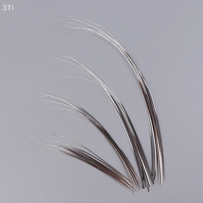 10 قطعة من شعر النيص الحقيقي، شعر الحيوانات الطبيعية، إكسسوارات الحرف الهندية، مجموعات مشروع الخياطة بنفسك