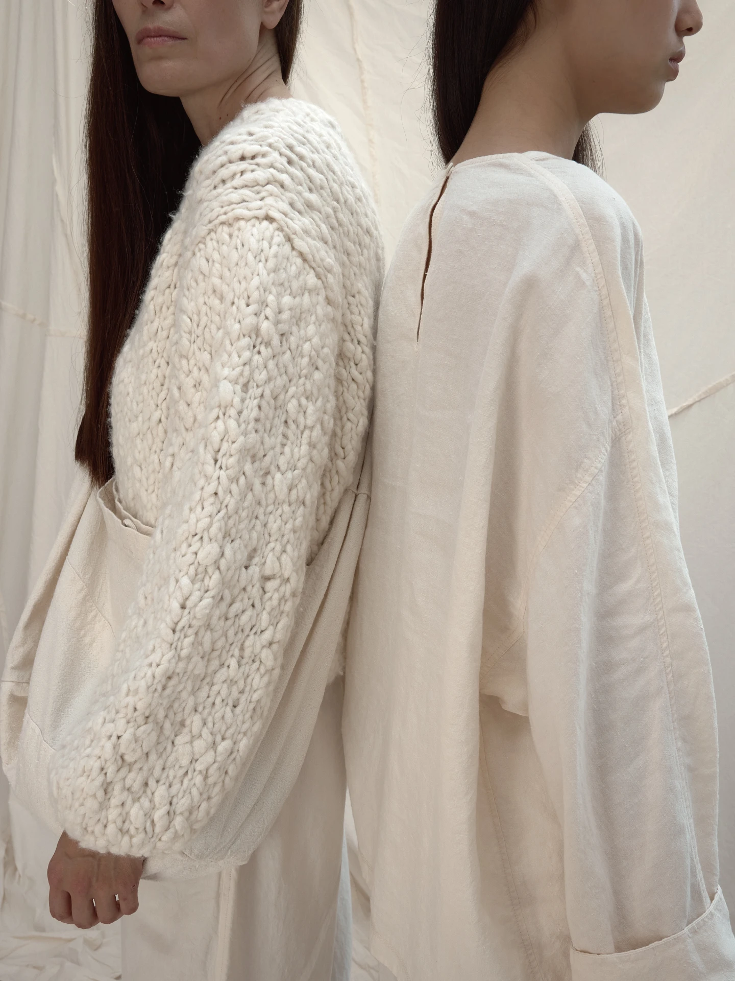 

Свободный крой, круглый вырез, шелковая блузка, женский топ Ханьфу, удобный льняной шелковый топ с длинными рукавами, однотонный, для повседневной носки