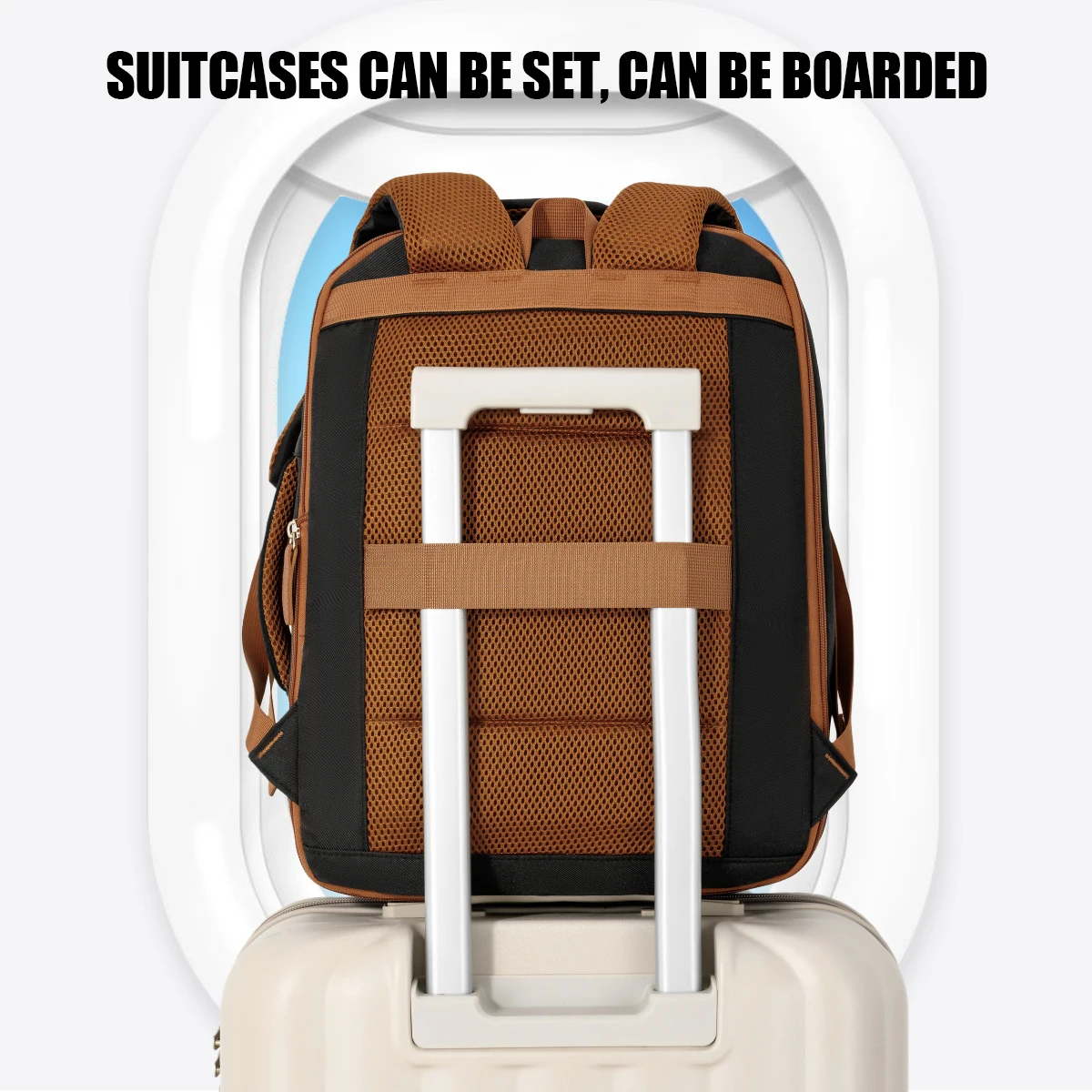Logo high-end custom backpack female book bag college student large-capacity computer backpack male business travel custom diy