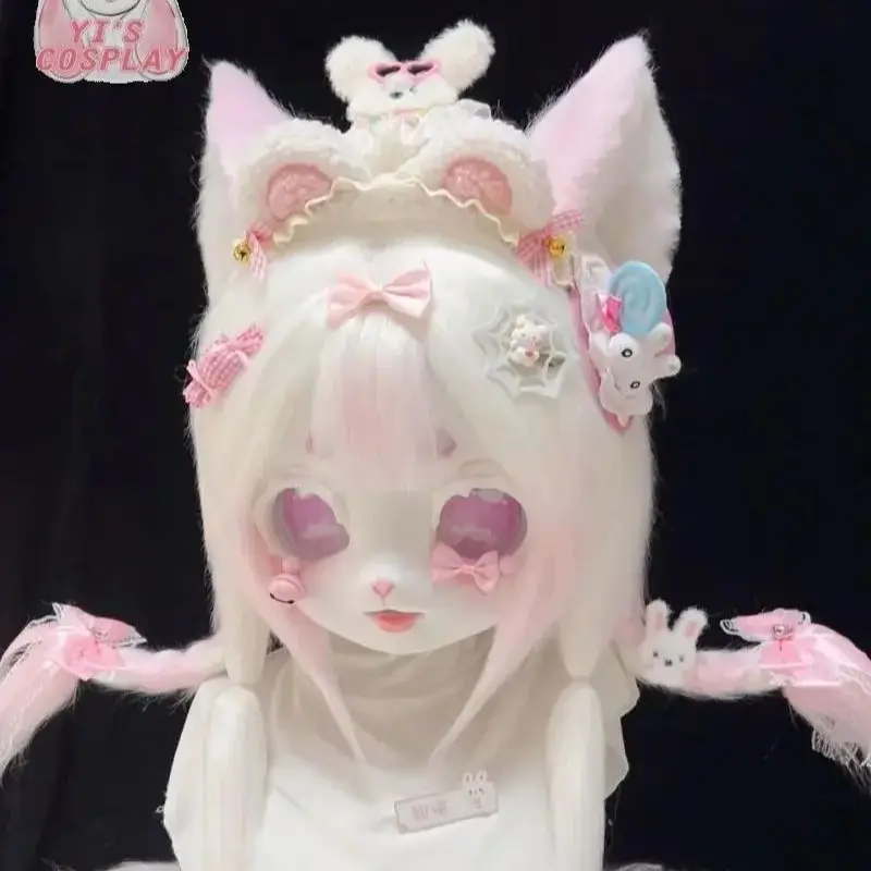 

Custom Fursuit Handmade Head Yis cosplay Furry head Kigurumi Head Cosplay Kemono Headsets Beast Customized Fursuit Kemono Head