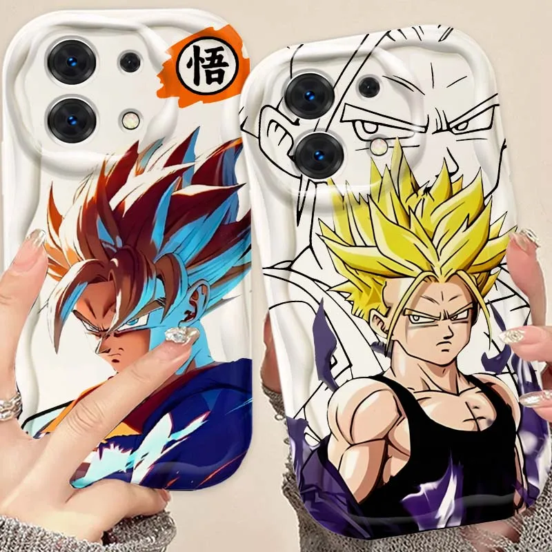 

Dragon Ball Trunks Goku For Xiaomi Redmi Note 14 13 12 12S 11 10 9 9S 8 Pro Plus 4G 5G Wave Oil Cover Soft Phone Case