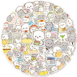 10/30/60pcs Cute Chubby Cat Meme Cartoon Stickers Kawaii Animal Decals DIY Scrapbook Phone Laptop Guitar Luggage Sticker Toy
