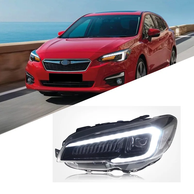 

Suitable for Subaru 15-20 Impreza headlight assembly WRX modified LED daytime running light streamer turn signal headlight