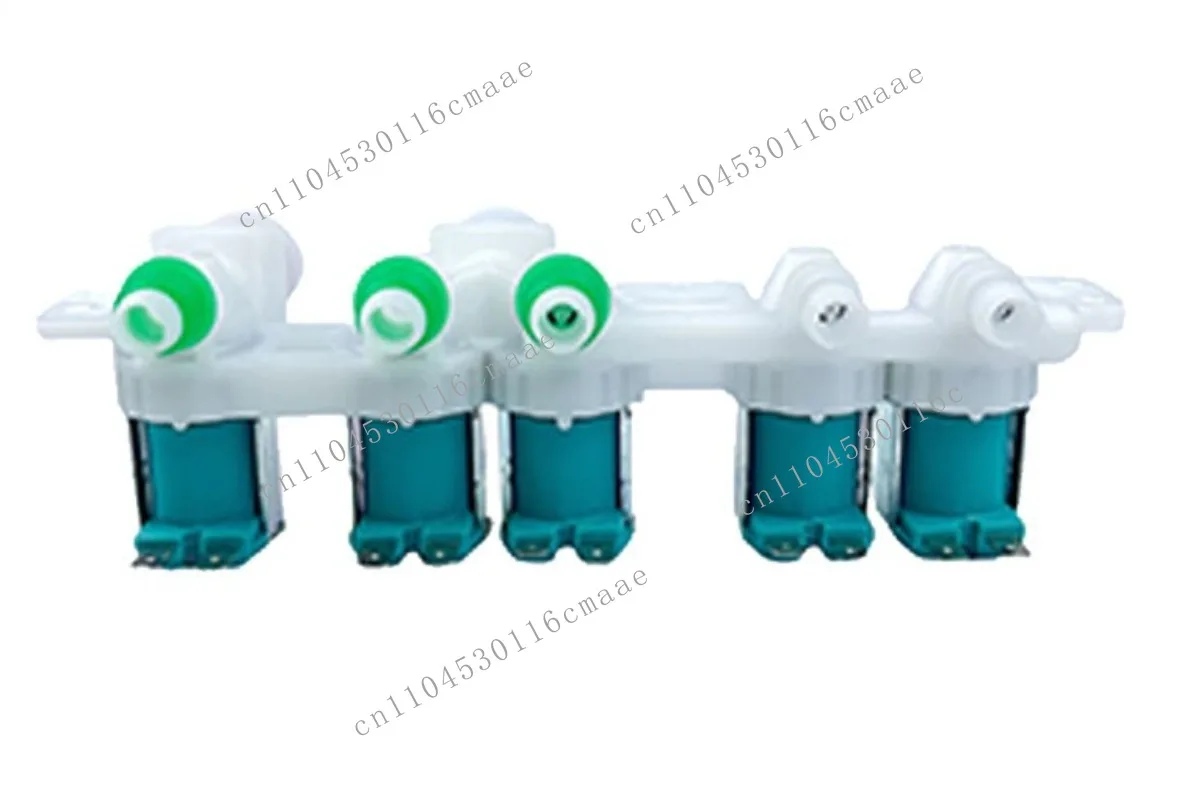 Suitable for DC97-15459G (33090069-3 Washing Machine Accessories Double Input 6 Inlet Valve 110/120V