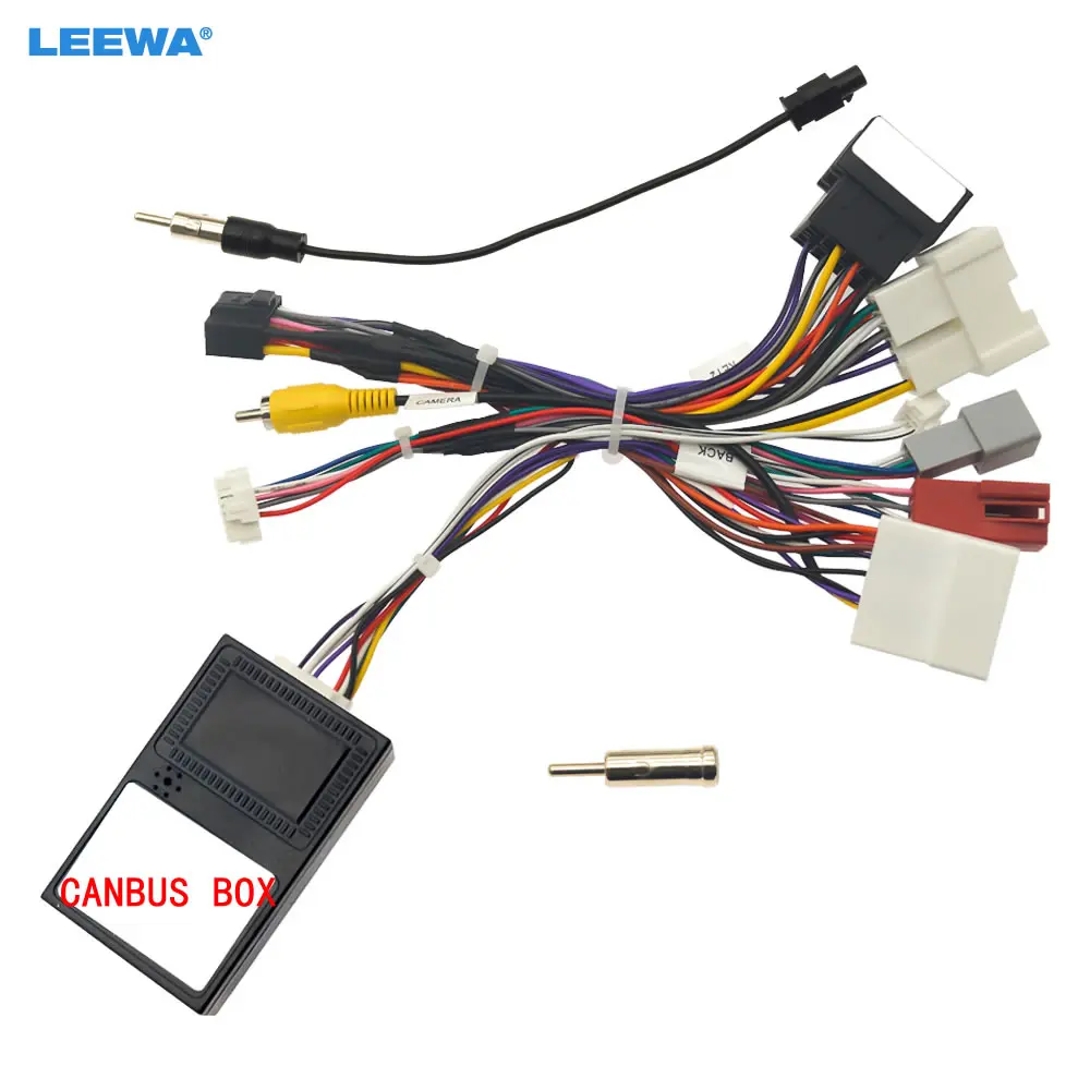 

Автомобильный 16-контактный адаптер жгута проводов LEEWA с коробкой Canbus для Renault Megane2/Scenic/Modus/Laguna/Clio-4/Sandero # CA5707
