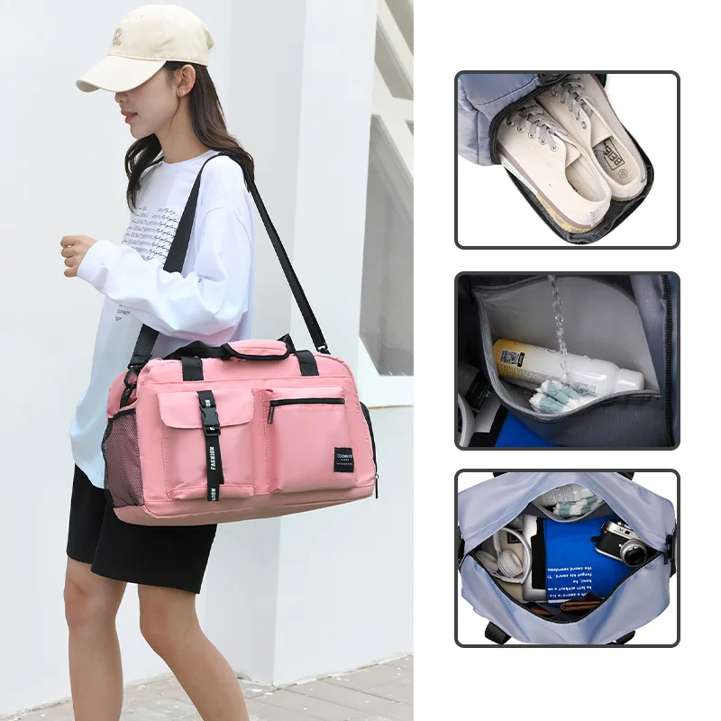 

Women Travel Bags Good Quality Men Handbag Casual New Sport Bag For Women Luggage Shoulder Bag Large Crossbody Duffle Bag bolsas