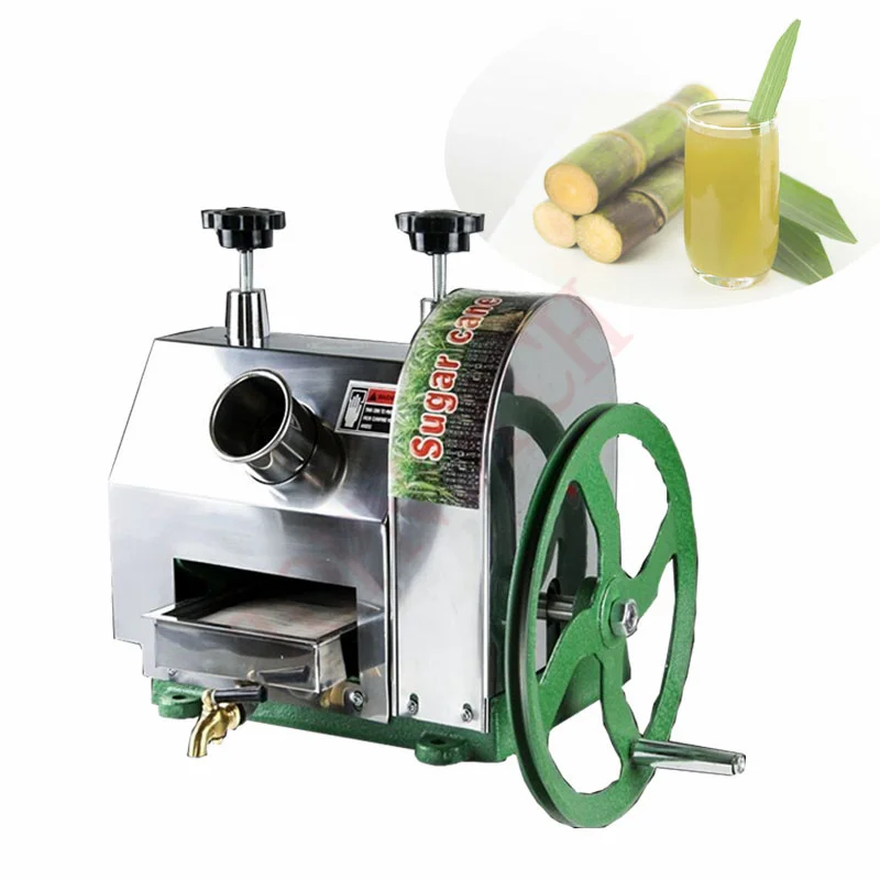 2024 Hand Operated Sugarcane Machine Commercial Cane Juice Extractor Cane Crusher Squeezer