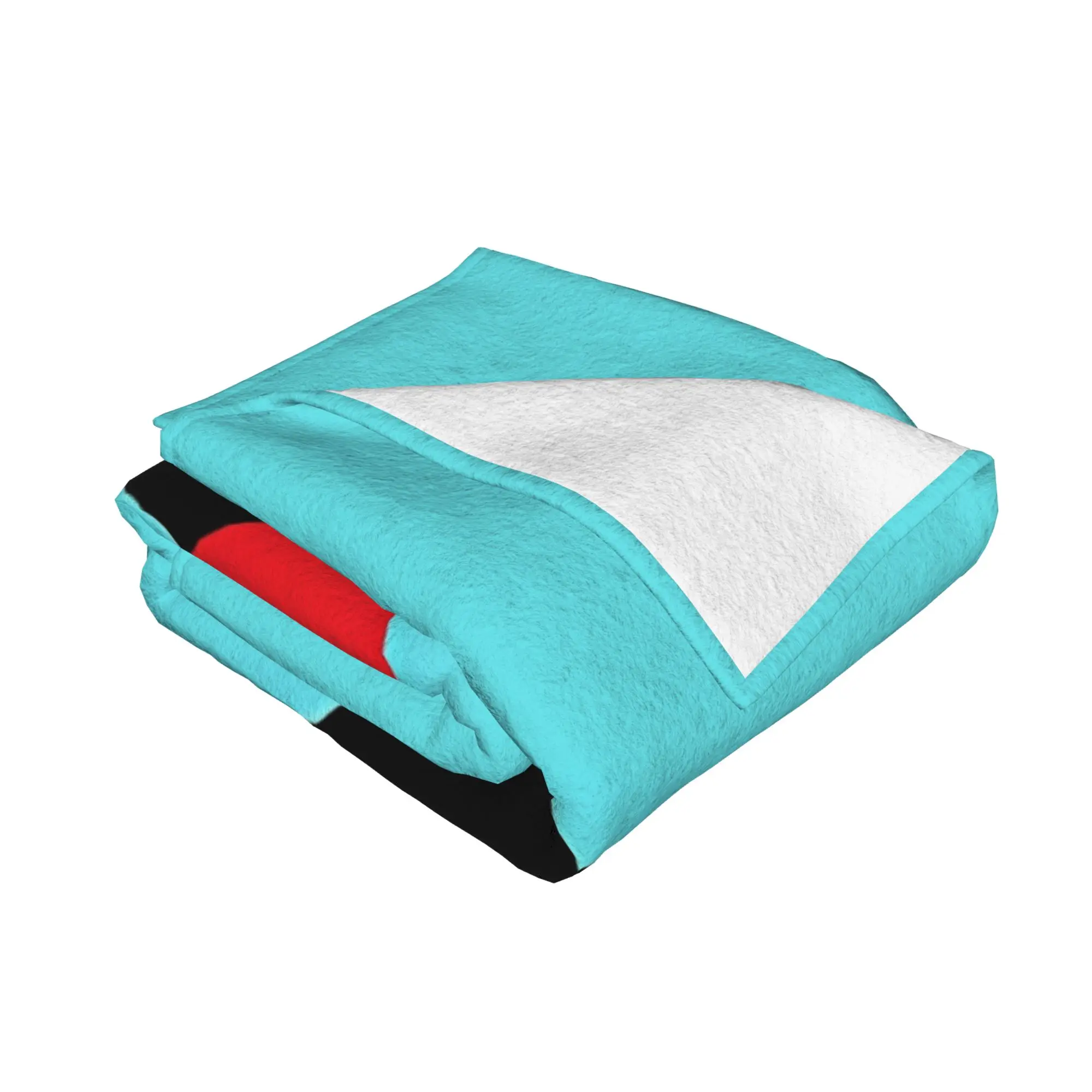 1PC Red And Black Anarchy Logo Anarchy home room decorations Winter Blankets for Adults Bedding Home Interior Sofa Knee