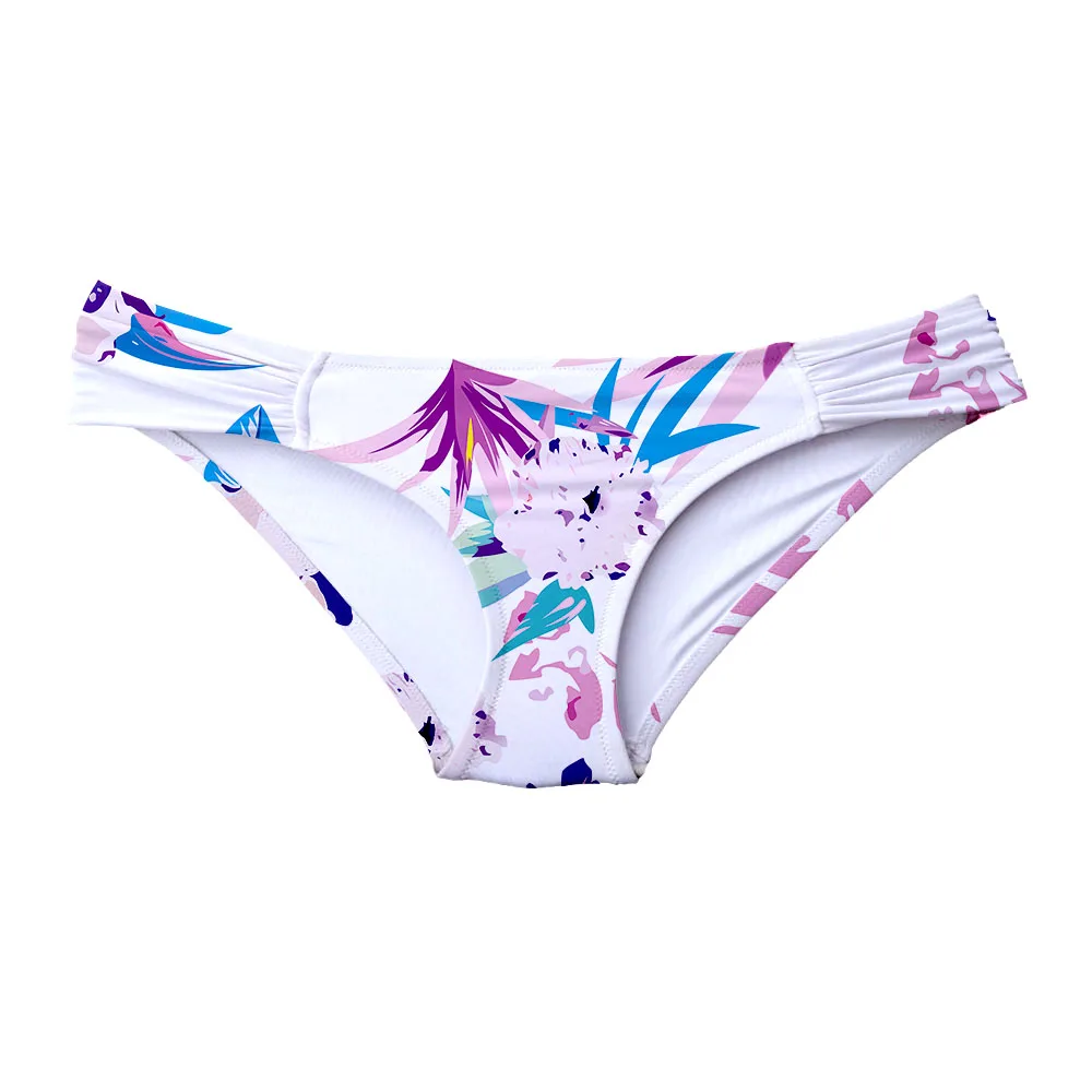 Braguitas de Bikini con estampado para mujer, traje de baño con estampado de verano, bañador Sexy brasileño para chica descarada, conjunto de bragas