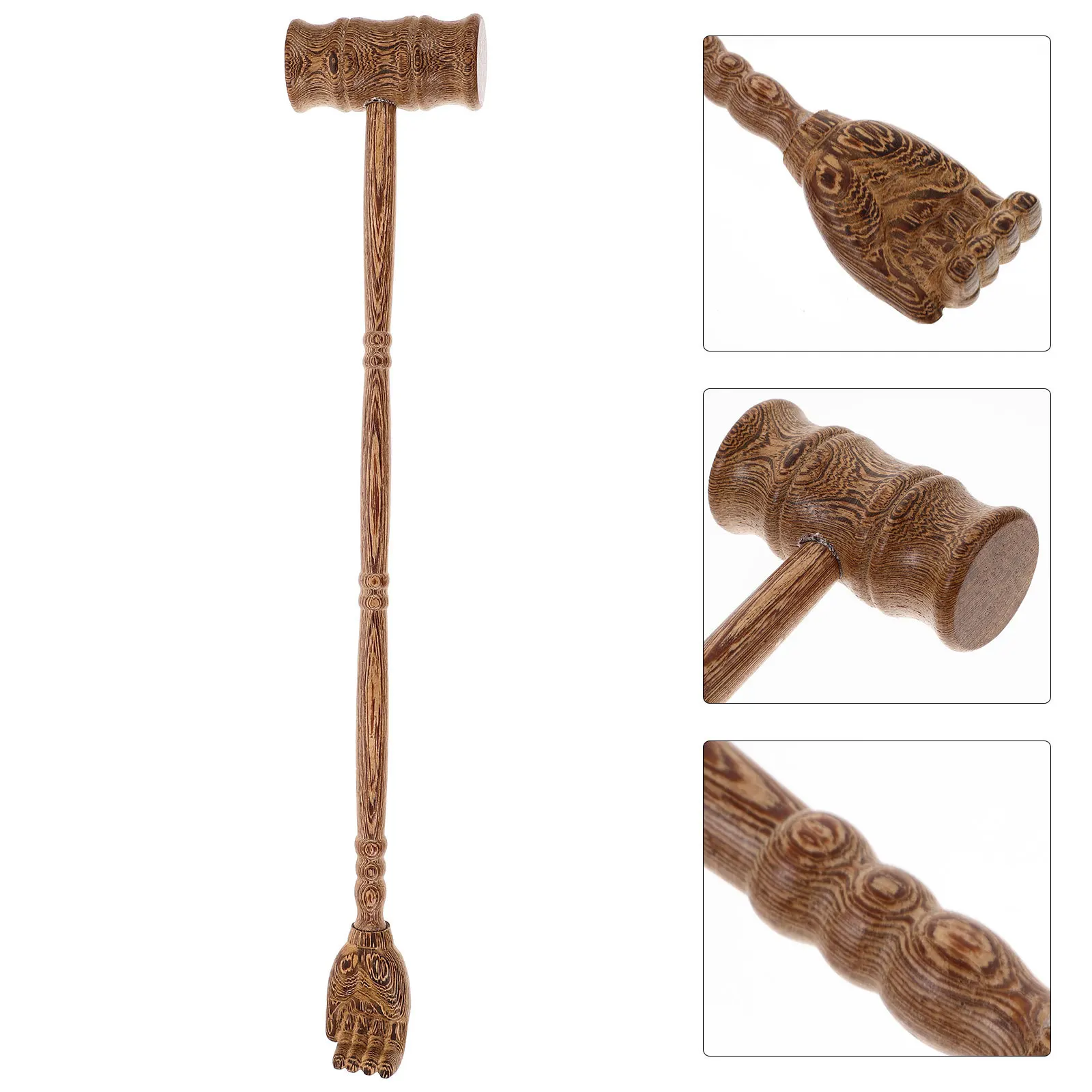 Asa de frango madeira volta massageador martelo ergonômico durável ferramenta de massagem de corpo inteiro para pescoço ombro perna pé portátil