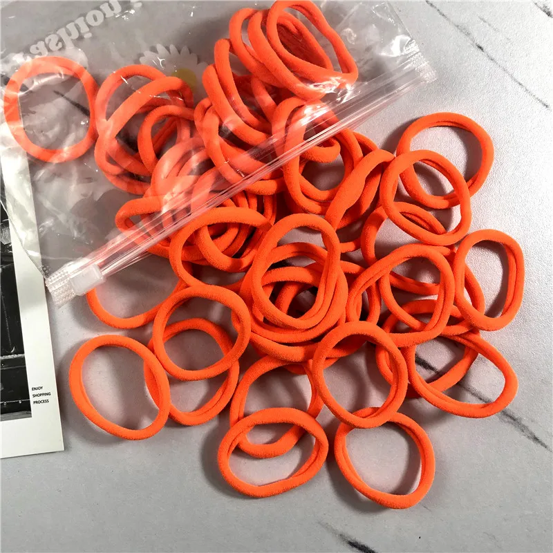 20/50 Teile/satz Haarbänder für Frauen Mädchen Grundlegende Haar Gummi Krawatten Seile 4 cm Einfache Elastische Stirnband Haar Zubehör pferdeschwanz Halter