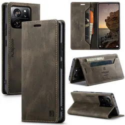 For Xiaomi 13T Pro 14 5G Flip Case RFID Leather Magnetic Book Etui For Redmi Note 13 Pro 13C 12C Luxury Cover Mi 14 13T Funda