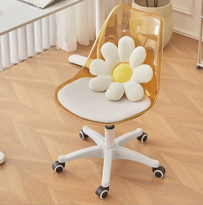 

For Modern Chair for Girls Cute Computer & Writing Makeup Desk Home Use Rotating Lift Feature Bedroom Furniture