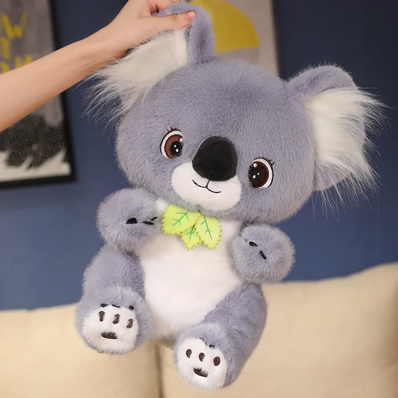 Adorable Koala Plush Toy Stuffed Lifelike Animal Koala Doll Room Decor Pillow Christmas Birthday Gift