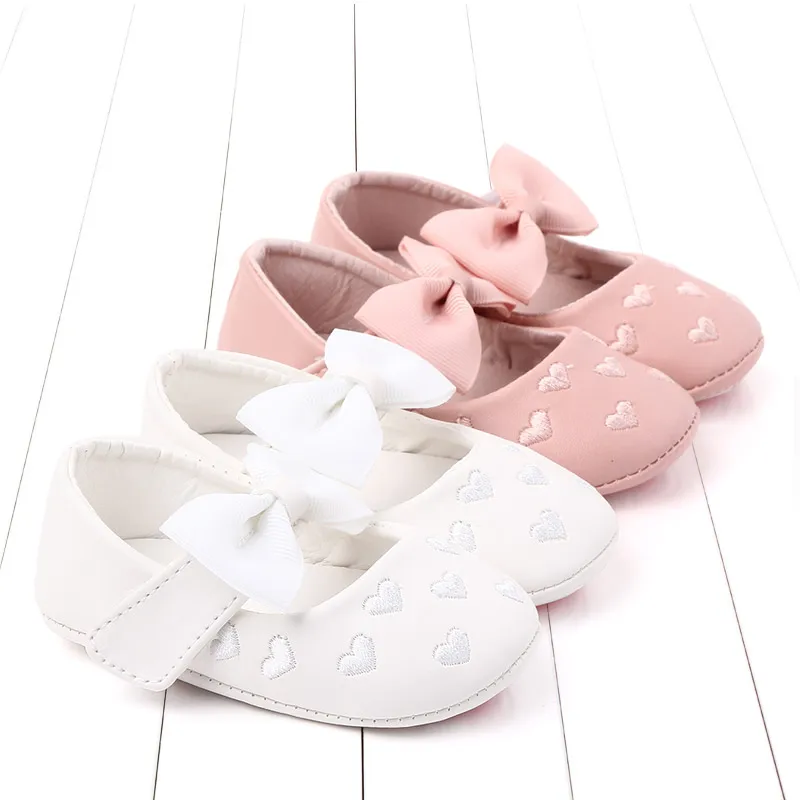 

2025 Spring and Summer Baby Girl Shoes Mary Jane Cute Bowknot Sandal Soft PU and TPR Sole Anti-slip for 0-12M Baby