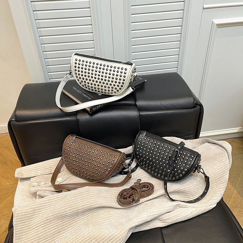 

2025 New Minimalist Shoulder Bag for Women, Genuine Leather Multi-way Crossbody Purse, Vintage Chic Large Capacity Tote