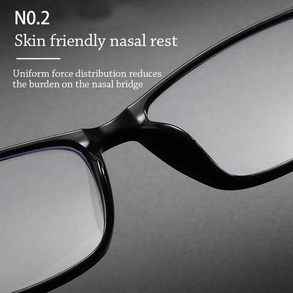 ブルーレイブロック抗青色光老眼鏡超軽量目の保護スクエア眼鏡 PC 遠視メガネ男性女性