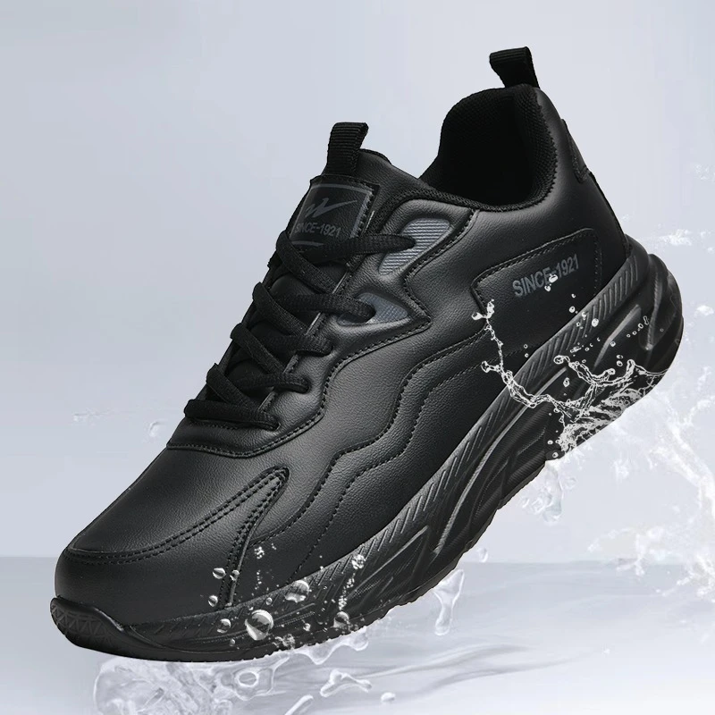 Double Star Large Black Men's Shoes Sports Shoes Extra Large Shock Absorbed Soft Bottom Lightweight Large Casual Sports Shoes