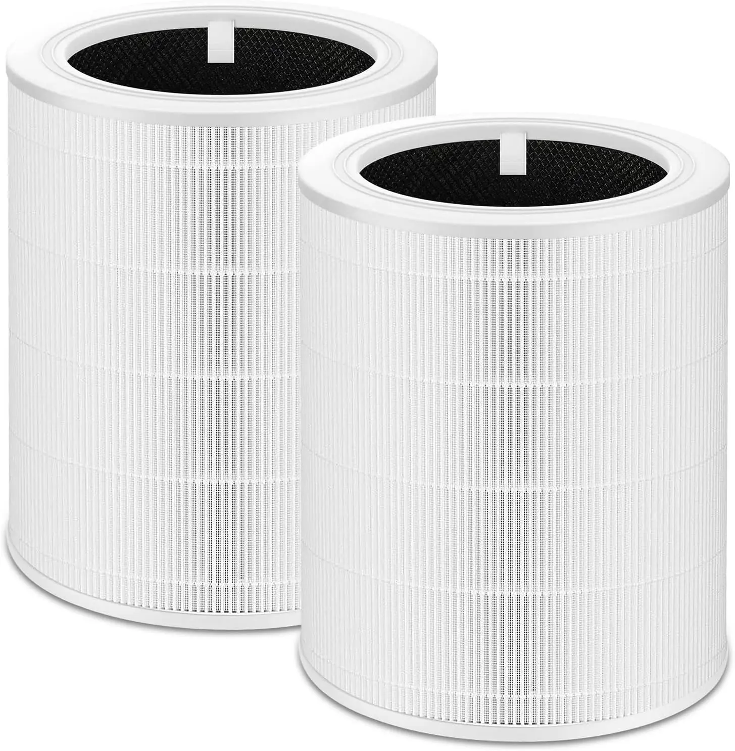 

Core 600S Replacement Filter, 3-in-1 High-Efficiency Activated Carbon for Dust Smoke Odor Pet Dander Removal, 2-Pack White