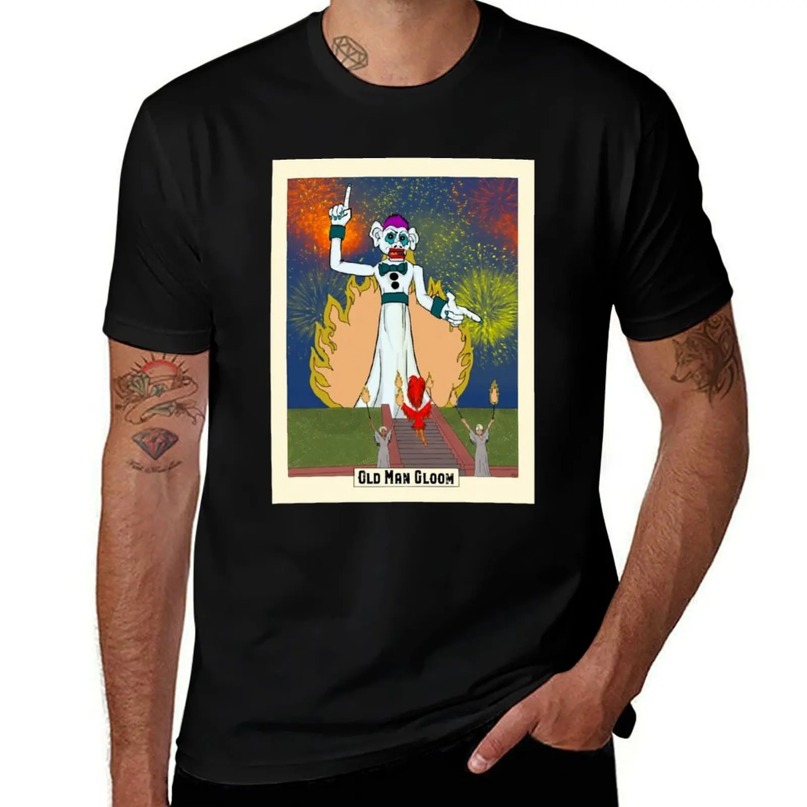 Zozobra T-Shirt Big and Tall Gym T-Shirt