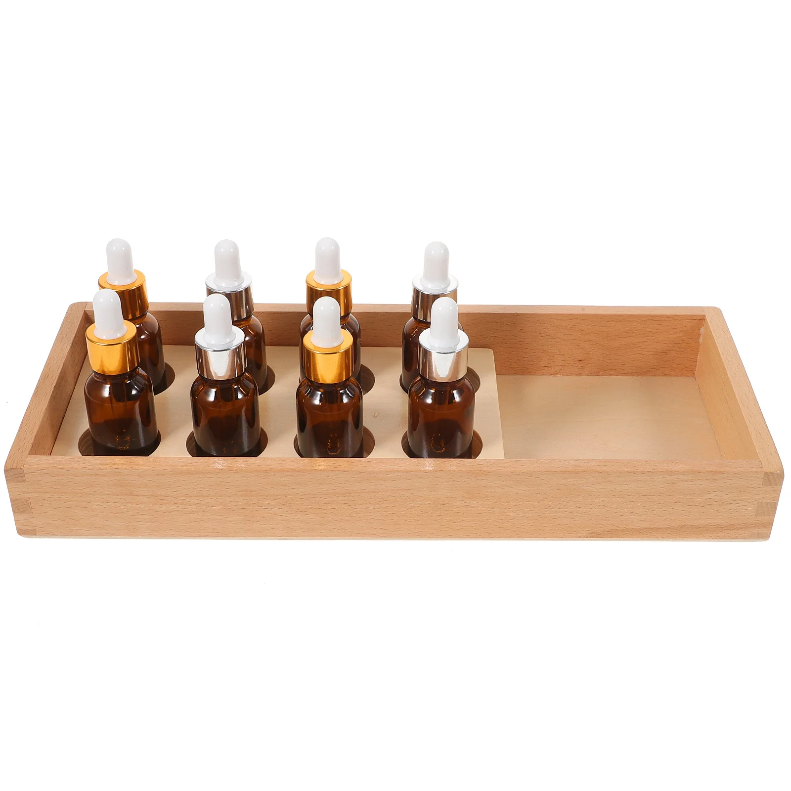 1 مجموعة خشبية طعم تحسس زجاجة مونتيسوري للأطفال الصغار ألعاب تعليمية حسية المهارات الحركية الدقيقة الطفل المعرفي