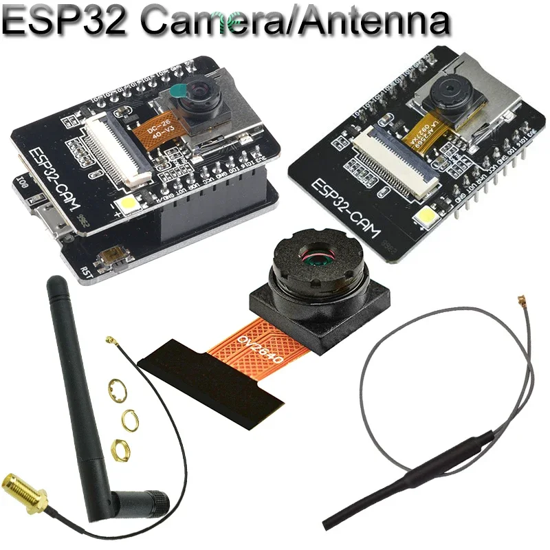 diymore ESP32-CAM-MB CH340G USB Serial ESP32-S Wireless WiFi Bluetooth OV2640 2MP Camera Support Photo/Video Antenna for Arduino