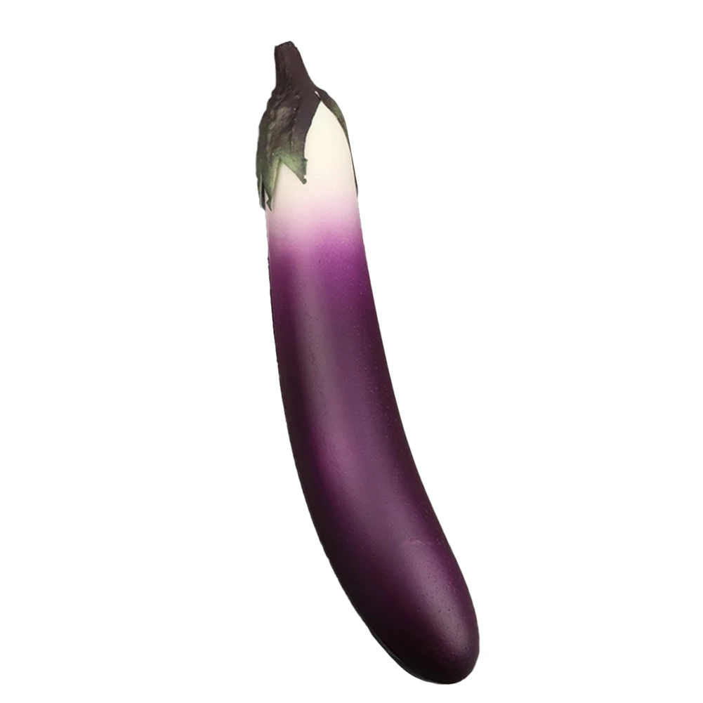 Simulation Eggplants Artificial Aubergine Model Cabinet Hotel Dining Room Restaurant Store Shop Decor Fake Vegetable Photo Props