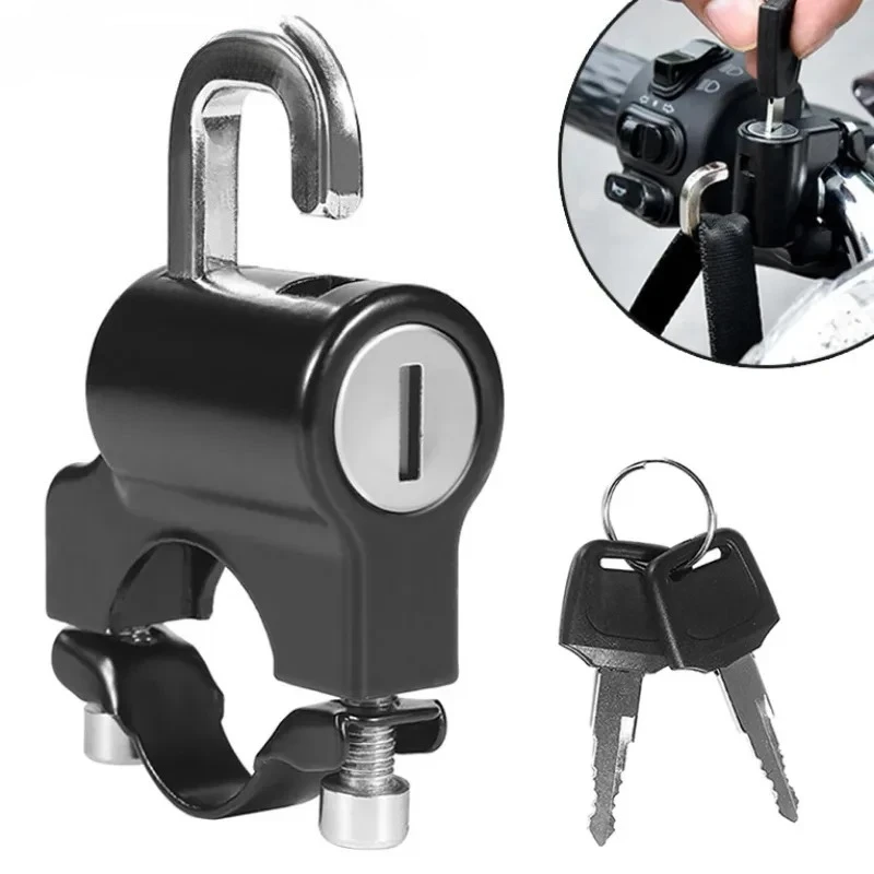 Motorcycles Helmet Lock Anti-theft Helmet Lock Handlebar Mount Motorcycle Electric Motorbike Security Lock Accessories