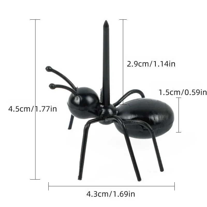 12 Pcs Animal Appetizer Forks Reusable Ant Food Pick, Fruit Toothpicks Dessert Fork Cocktail Picks