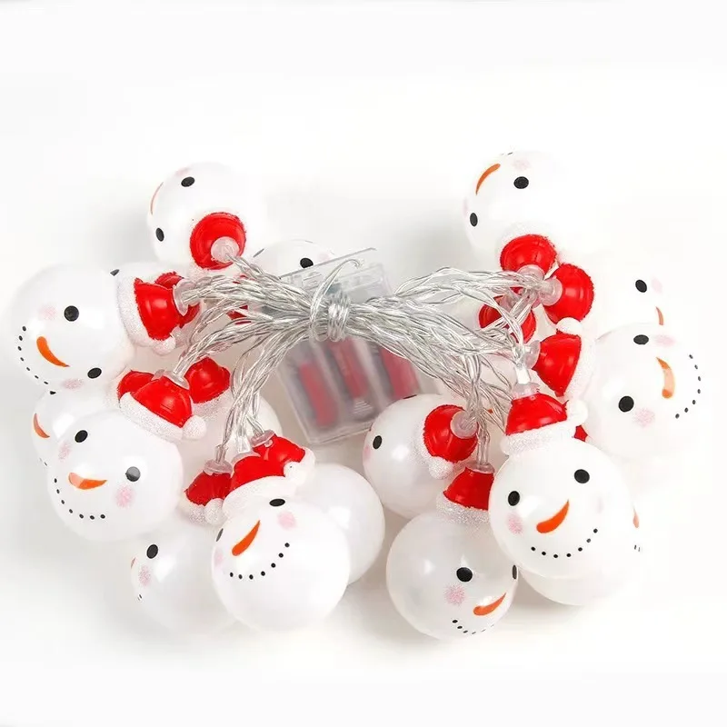 Christmas Day Decorative Lights, Snowman, Old Man, Christmas Tree, Crutches, Lighthouse Room Decoration Colorful Lights Flashing