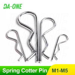 Stainless Stee Cotter Hitch R Pin Clips 1/1.2/1.6/1.8/2/2.5/3/4/5 mm Zinc Steel Safety Split Clip Fuse Pins Hairpin for Trailer