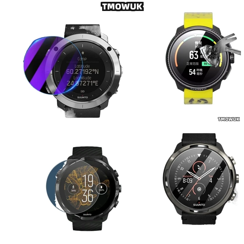 

For Suunto 5 7 9 Peak Pro Race S 45mm 49mm OCEAN Traverse Alpha Anti-Fingerprint Tempered Glass Protector 9H