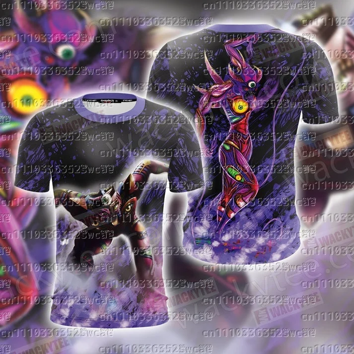 Bandai Brand Gaming Mujira's Masked Sports Shirt Theme Summer Oversize T-shirt for Adult FamilyMatching2026