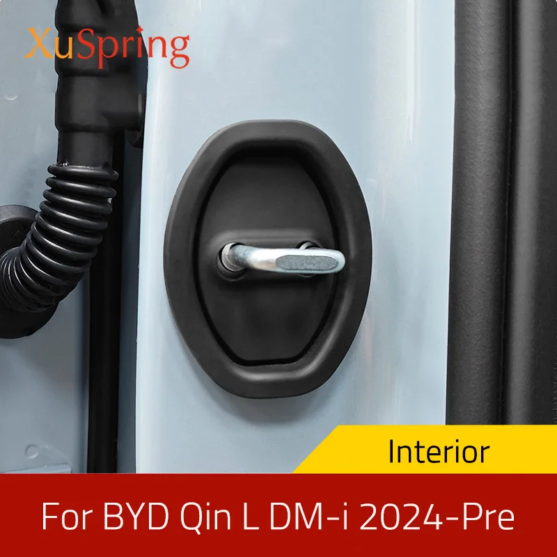 Силиконовая крышка дверного замка для BYD Qin L DM-i 2024-Pre, защитные аксессуары