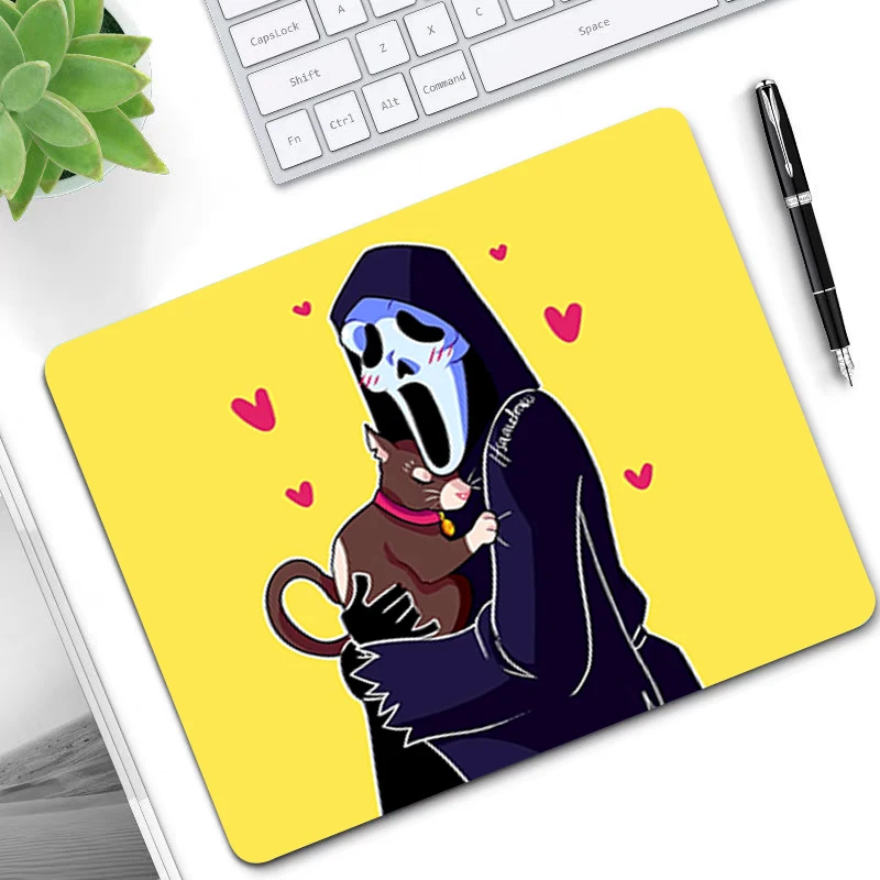 Mouse Pad Ghostface Mousepad Gamer Gaming Accessories Desk Mat Computer Desks Pc Cabinet Games Keyboard Mats Office Mause Carpet