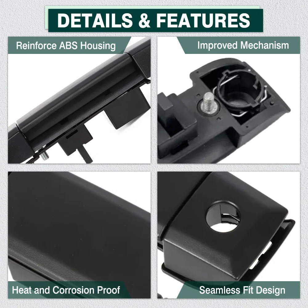 Наружная ручка правой раздвижной двери для Kia Pregio Bongo III 1997 1998, 1999, 2000, 2001, 2002, 2003, 2004, 2005, 0K7AA72410