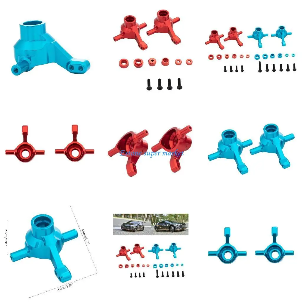 

090B 1:10 DIY Toy Model Front Steering Cup RC Racing Car Front Hub for Carrier