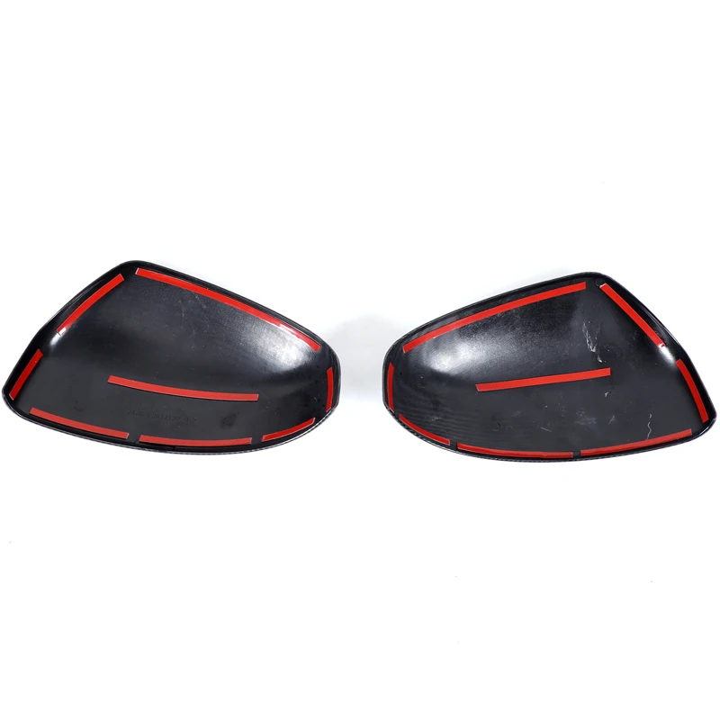 

For NISSAN 370Z Z34 2009-2019 ABS Carbon Fiber Car Mirror Cover Rearview Mirror Protective Cover Trim Sticker Car Accessories