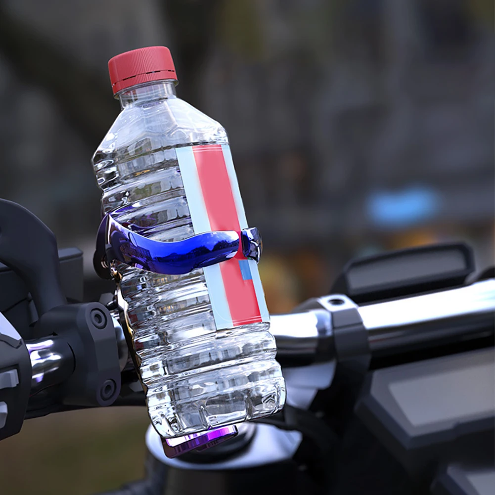 Foldable Motorcycle Beverage Cup Holder Motorbike Bicycle Handlebar Mount Universal Cycling Water Cup Holder for Motorcycle Bike