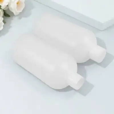 2pcs 500Ml Plastic Reagent Bottles Graduated Narrow Mouth Container For Laboratory School Hospital Use Sealing Liquid Storage