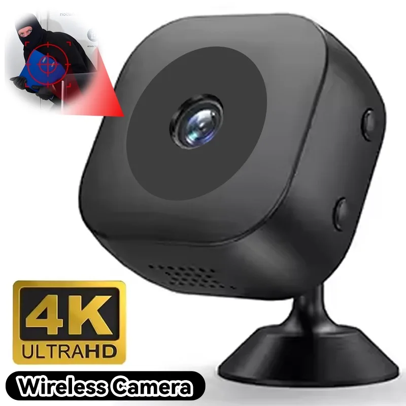 

Беспроводная камера 4K Mini HD с кабелем для передачи данных, четкий Wi-Fi монитор ночного видения, монитор движения для Xiaomi Iphone, умный аккумулятор, монитор камеры