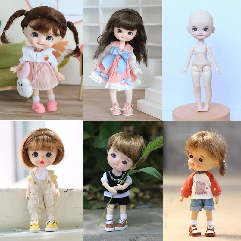 2023 New STO DOLL ObjClever Verwirrt Und Krumm Dimple Egg Bjd Doll 14cm and 18cm Bjd Doll Toys for Girls Dolls