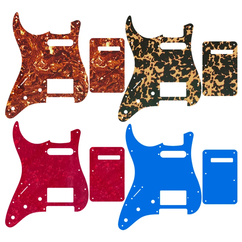 

Guitar Parts - For Left Handed USA/Mexico Fd Strat 72'11 Screw Hole Standard PAF Humbcker Hs Guitar Pickguard & Back Plate